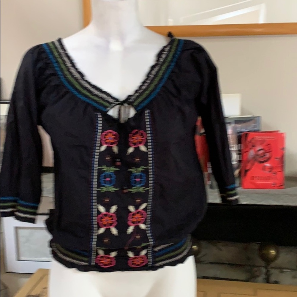 Vintage HAVANA embroidered Top